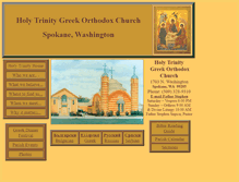 Tablet Screenshot of holytrinityspokane.org
